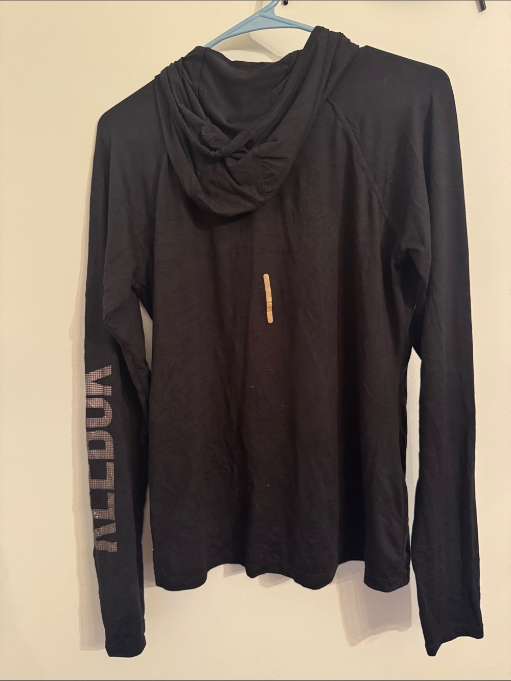 Reebok Black Long-Sleeve Hooded Tee for Women Box 006 - Picture 5 of 5